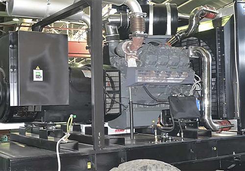 Дизель-генератор ЭТРО мощностью 500 кВт открытого исполнения на прицепе для ООО «СтройТЭКС» г. Новосибирск