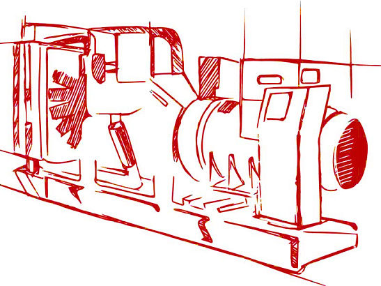 Высоковольтная ДГУ 1400 кВт 10,5 В двигатель Baudouin